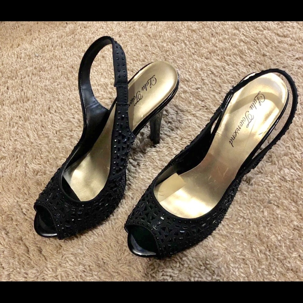 Glitter / Rhinestone Heel - Picture 2 of 2